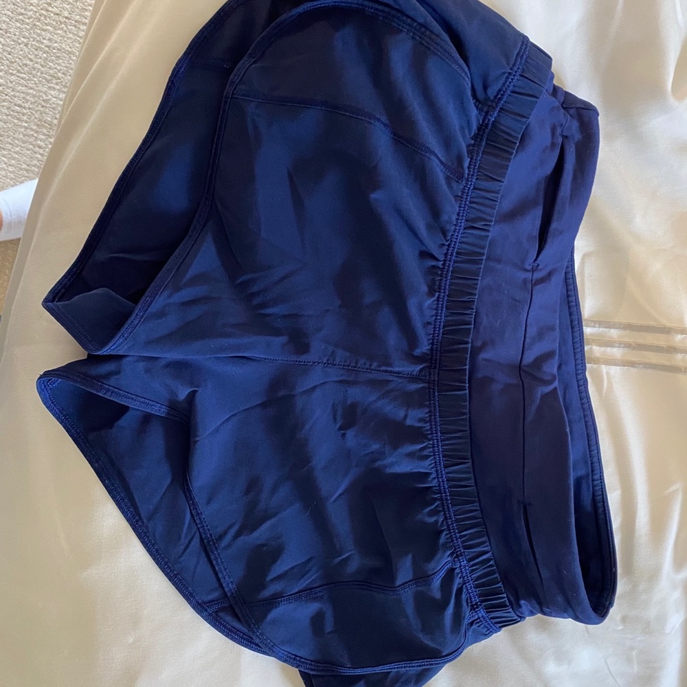 Blue lululemon shorts
